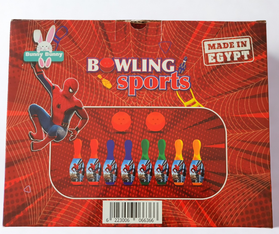 طقم بولينج سبايدرمان للأطفال – لعبة حركة ومرح للأبطال الصغيرين 🕷️🎳