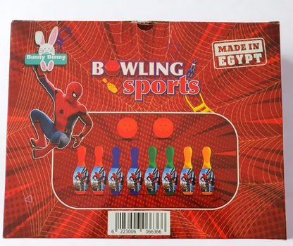 طقم بولينج سبايدرمان للأطفال – لعبة حركة ومرح للأبطال الصغيرين 🕷️🎳