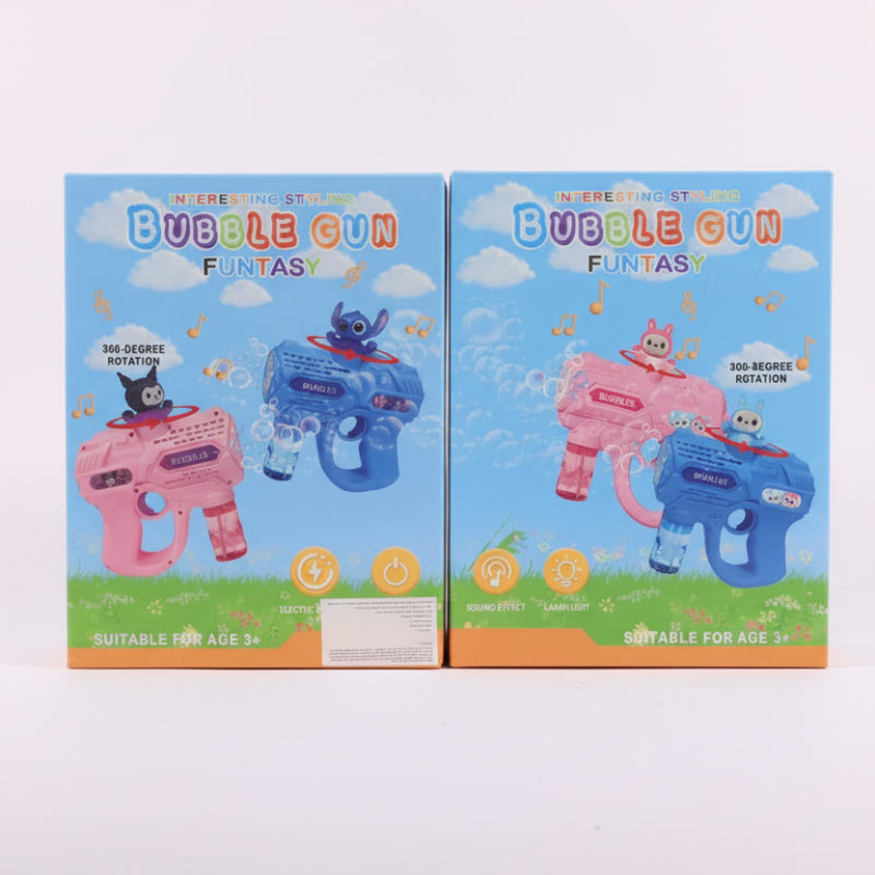 مسدس فقاعات الشخصيات الكرتونية