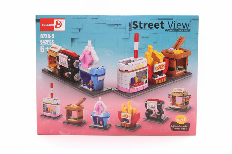LEGO Street View set packaging on a wooden surface