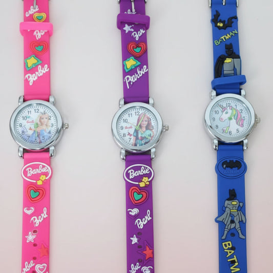 ساعة يد أطفال ملونة، عملية وشيك، أول ساعة مثالية للصغير